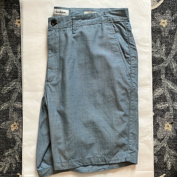 NWOT Goodfellow & Co - Light Blue Linden Shorts - Size 38 - Picture 2 of 10
